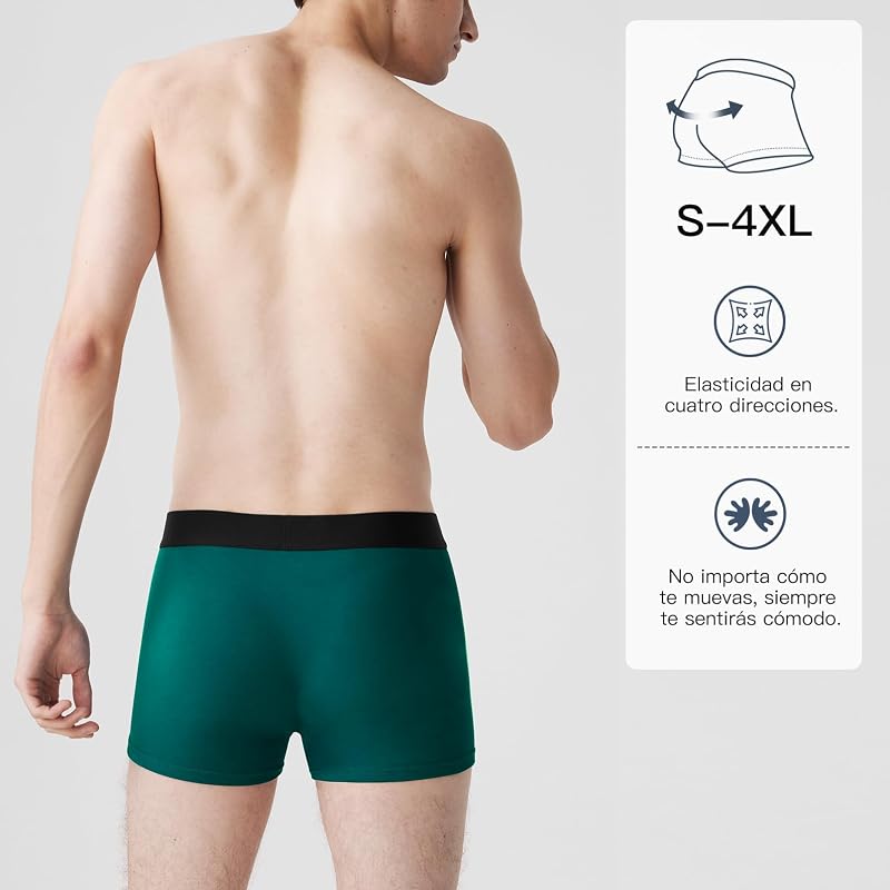 Cuecas Boxer Masculinas, Boxer Pack Masculino (Pack de 10), Algodão, confortável e Equipado
