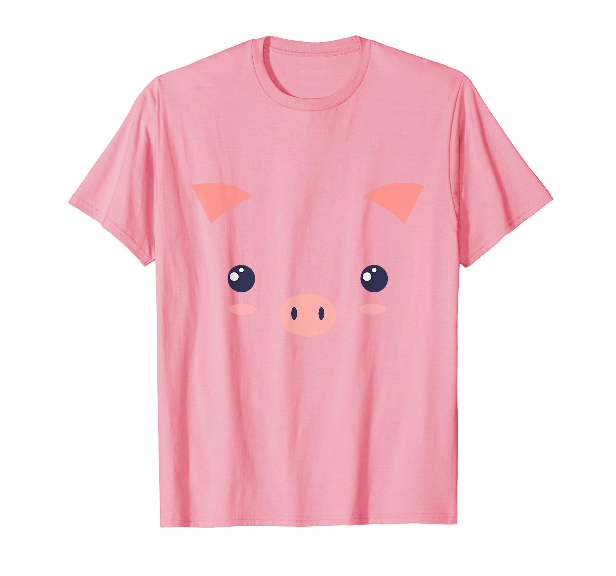 Cute Pig Animal Face Disguise Costume Carnival Art T-Shirt