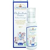Helan Linea Bimbi Bio - Protective Baby Oil, Gentle &amp; Emollient for Sensitive Skin, Baby Massage Oil for Newborn with Sweet Almond Oil, Baby Essentials, Silicone &amp; Paraben Free, Made in Italy 100fl oz