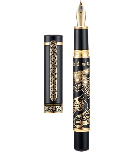 Amazon.com : HONG DIAN N23 Blue Rabbit Fountain Pen, Long Blade