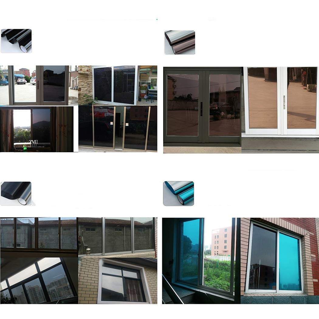 UpBeauty Reflective Window Film Insulation Window Mirror Stickers UV Reflective Home Window Films