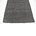 A2Z Rug Cozy Shaggy Collection 4x6-Feet Solid Area Rug - Graphite Gray