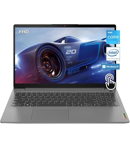 Lenovo, Notebook Pc Portatile, Display 15,6 Full HD, Intel i3-1315U 6 Core 3.3 Ghz, Ram 8GB DDR4, 256 GB SSD NVMe, Win 11 Pro