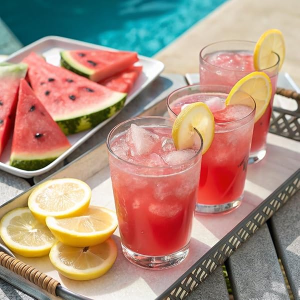 JORDAN’S SKINNY MIXES SUGAR FREE SYRUP, WATERMELON LEMONADE, FRUIT FLAVORED WATER ENHANCER, DRINK MIX ICED TEA, LEMONADE, DRINKS, LOW CALORIE WATER FLAVORING, DAIRY & GLUTEN FREE, KOSHER, 25.4 FL OZ