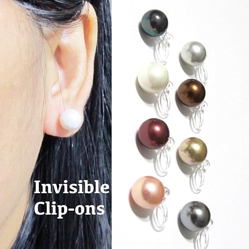 Amazon Com Comfortable 8mm Mop Shell Pearl Wedding Bridal