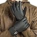 GLOUE Men’s Gloves Waterproof Touchscreen Thick Gloves Keep Warm in Winter Outdoor Cycling Gloves For Men, Black … (03)