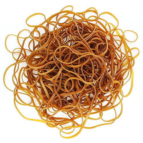 Weoxpr 100 Pcs 8" Large Rubber Bands Trash Can Band Elastic Bands for Office Supply, Trash Can, File Folders, Cat Litter Box