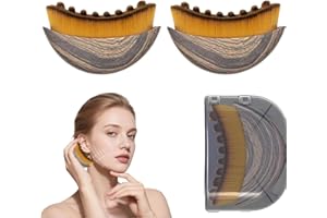 2 PCS Lymphatic Drainage Face Brush, Clean Dry Brushing, Skin Care Chin & Jawline Sculpting Ergonomically Designed to Fit The