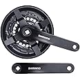 ZUKKA Tourney Bicycle Crankset Square 42-34-24 Teeth for 3x6/7/8 Speed 170mm for Mountain Bike Transmission Square Gear