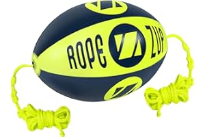 ZUP RopeZUP Tow Assist Ball with 60' Rope for Towable Tubes, Reduces Drag & Improves Overall Performance