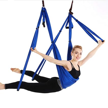 Amazon.com: Oufiyap Yoga Hammock Silk Aerial Yoga Swing ...