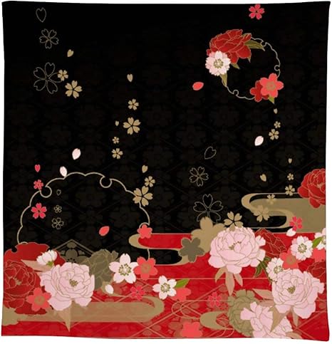 Amazon テーブルクロス 花散る 花咲く 和風 テーブルカバー インテリア用品 テーブルマット 食卓カバー 亜麻 多用途 撥水加工 耐熱 汚れ防止 手入れ簡単 滑り止め 137 137cm タペストリー 布ポスター 壁掛け 多機能 模様替え 部屋 個性ギフト 新居祝い テーブルクロス