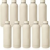 Bokon 10 Pcs Stainless Steel Water Bottle Bulk Valentines Employee Week Gifts School Double Layer Vacuum 17 oz Small Mouth Sport Insulated Metal Teacher Reusable Flask Leakproof Lid