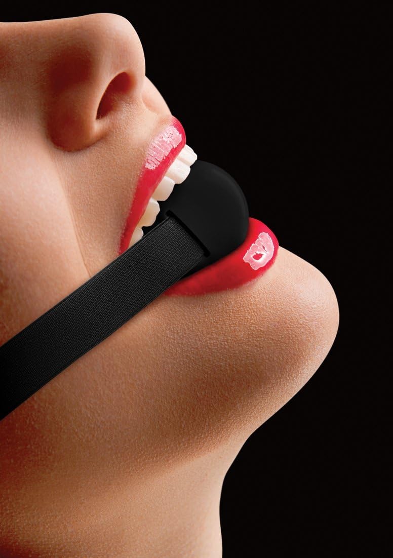 Ouch! Black Elastic Ball Gag