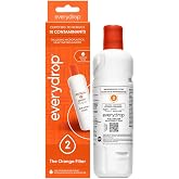 everydrop by Whirlpool Ice &amp; Water Refrigerator Filter 2, Orange, EDR2RXD1