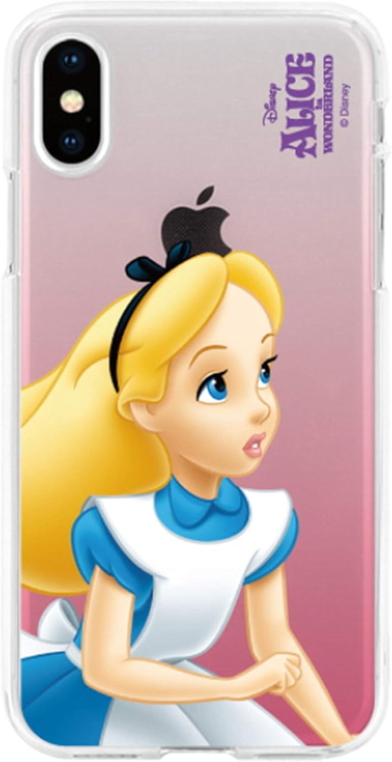 Amazon Co Jp 6種類の愛らしくかわいいパステルカラーのヴィンテージスタイルのユニークで魅力的なモダンクラシックの幾何学的な Disneyディズニーアニメふしぎの国のアリスレタリングラブリーアートデザインiphoneケースとgalaxyケースtpuシリコンゼリースマホケース Mk