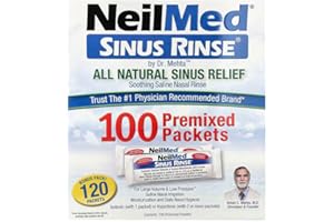 NeilMed Sinus Rinse Refill Packets, 100 Count (Packaging May Vary)