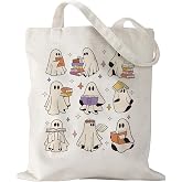 Eiseniy Halloween Canvas Tote Bag