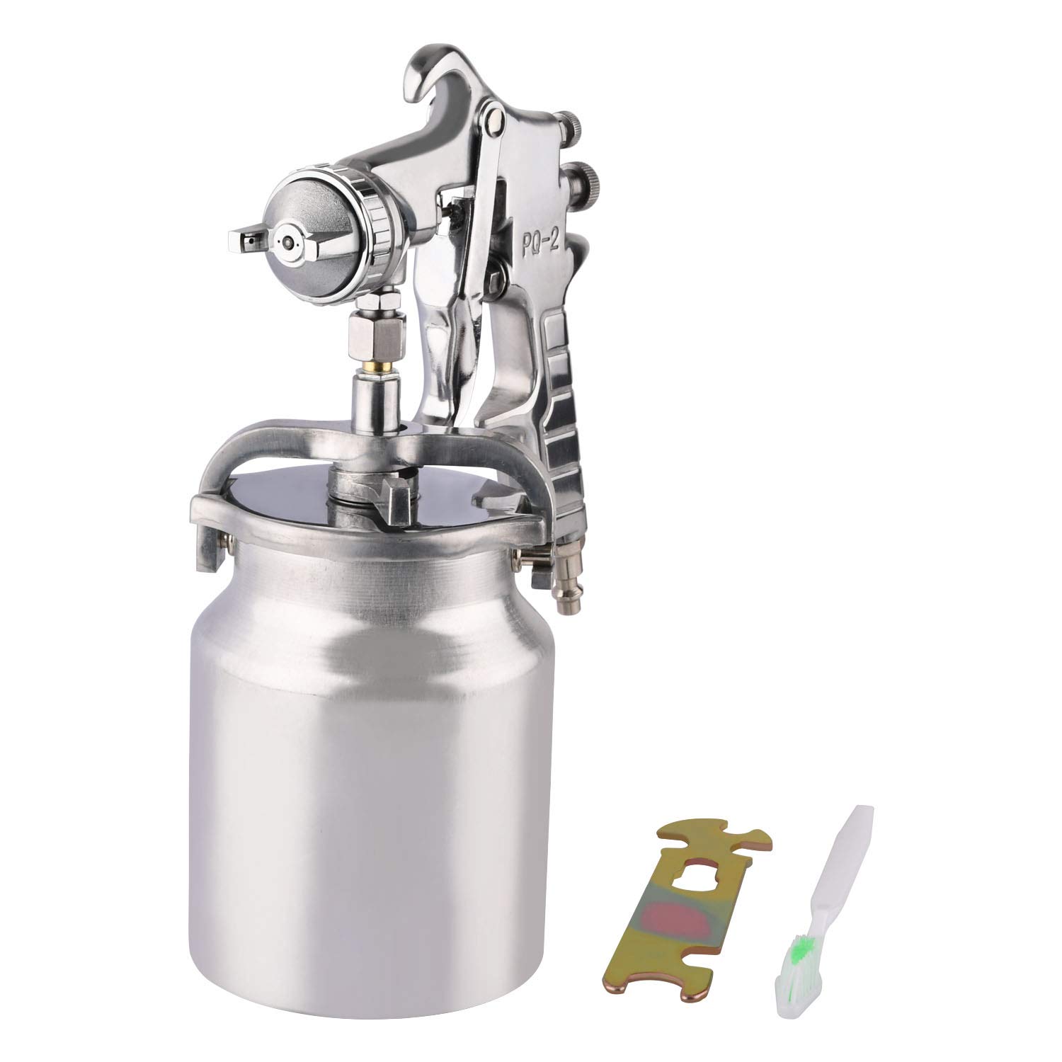 Photo 1 of ZHONG AN Professional Paint Spary Gun, High Pressure Siphon Feed Spray Gun with 1000cc Cup, Nozzle Tip Size 3.0mm for Automotive, Household and Furniture(3.0mm)