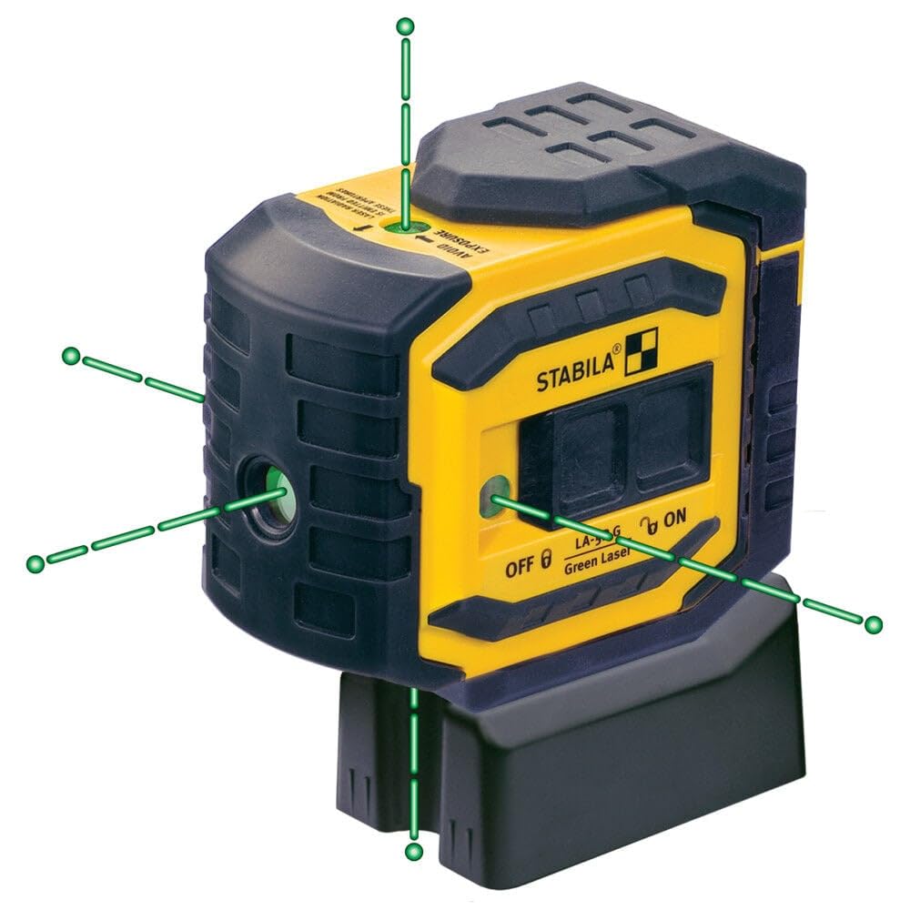 Photo 1 of STABILA LA-5PG: 5-point laser, 5-piece set, (Safety Class ll, <1mW power output)