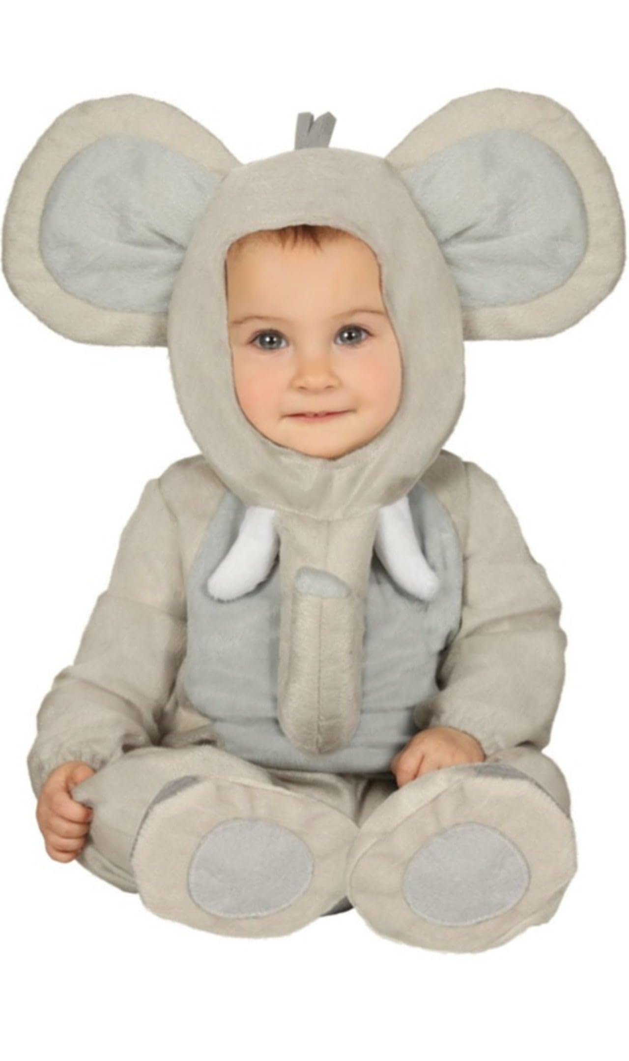 FIESTAS GUIRCA Baby Gray Elephant Costume