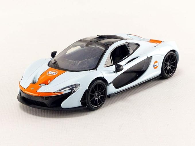 Amazon Com Motor Max Gulf Mclaren P1 Die Cast Vehicle Toys Games