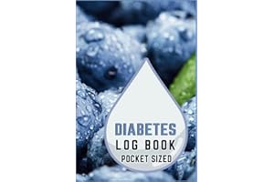 Diabetes Log Book Pocket Sized: Small and Compact Weekly Diabetic Glucose Monitoring Log Journal for 2 Years, 4 Time Before-A