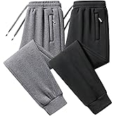 RoseSeek Men's Joggers Drawstring Waist Sports Athletic Pants Outdoors Trousers with Pockets