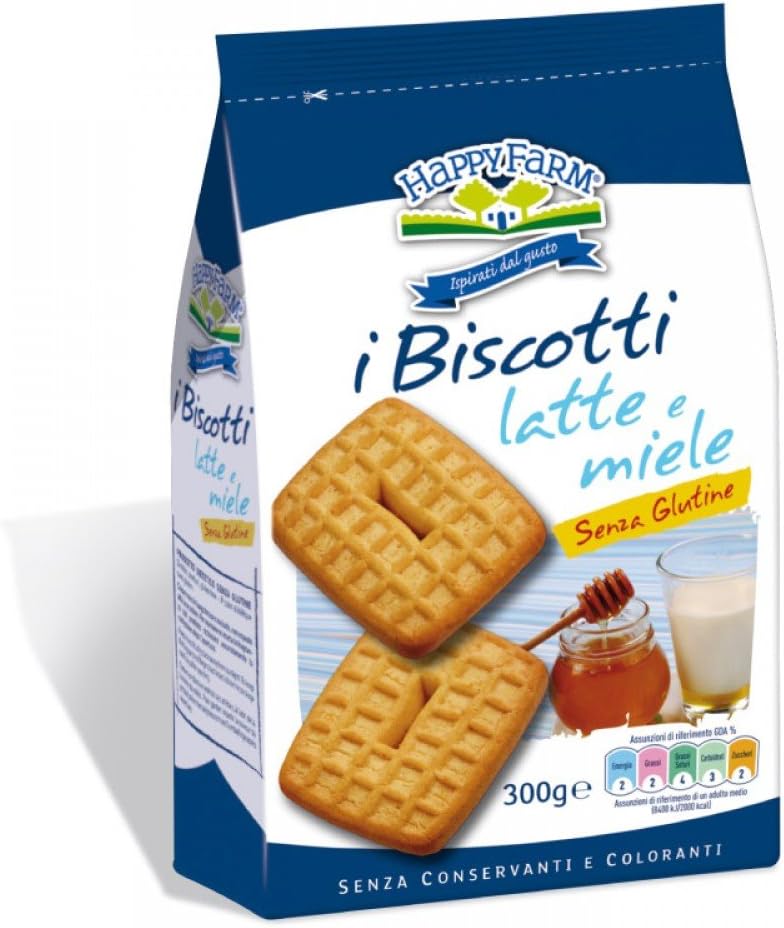 Happy Farm Cookies Milk And Honey Gluten Free 200g