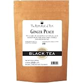 The Republic of Tea - Ginger Peach Black Tea, Caffeinated, Refill Pack of 250 Tea Bags