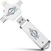 ThePhotoStick® Omni 32GB Memory Stick & USB Flash Drive – Photo & Video Backup for iPhone, Android, Mac & PC – Multiport Connection to Easily Store & Transfer Files