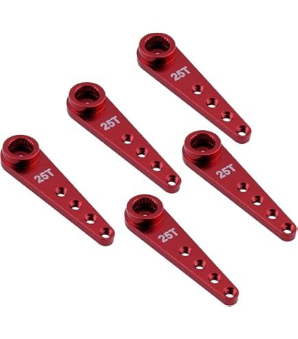 QUARKZMAN 8 Stück Aluminium Servo Horn 25T Servo Horn Lenkung Kurzer Arm 28mm Länge Schwarz Geeignet für DIY RC Auto/Boot/Flugzeuge Boot Modell QUARKZMAN 8 Stück Aluminium Servo Horn 25T Servo Horn Lenkung Kurzer Arm 28mm Länge Schwarz Geeignet für DIY RC Auto/Boot/Flugzeuge Boot Modell