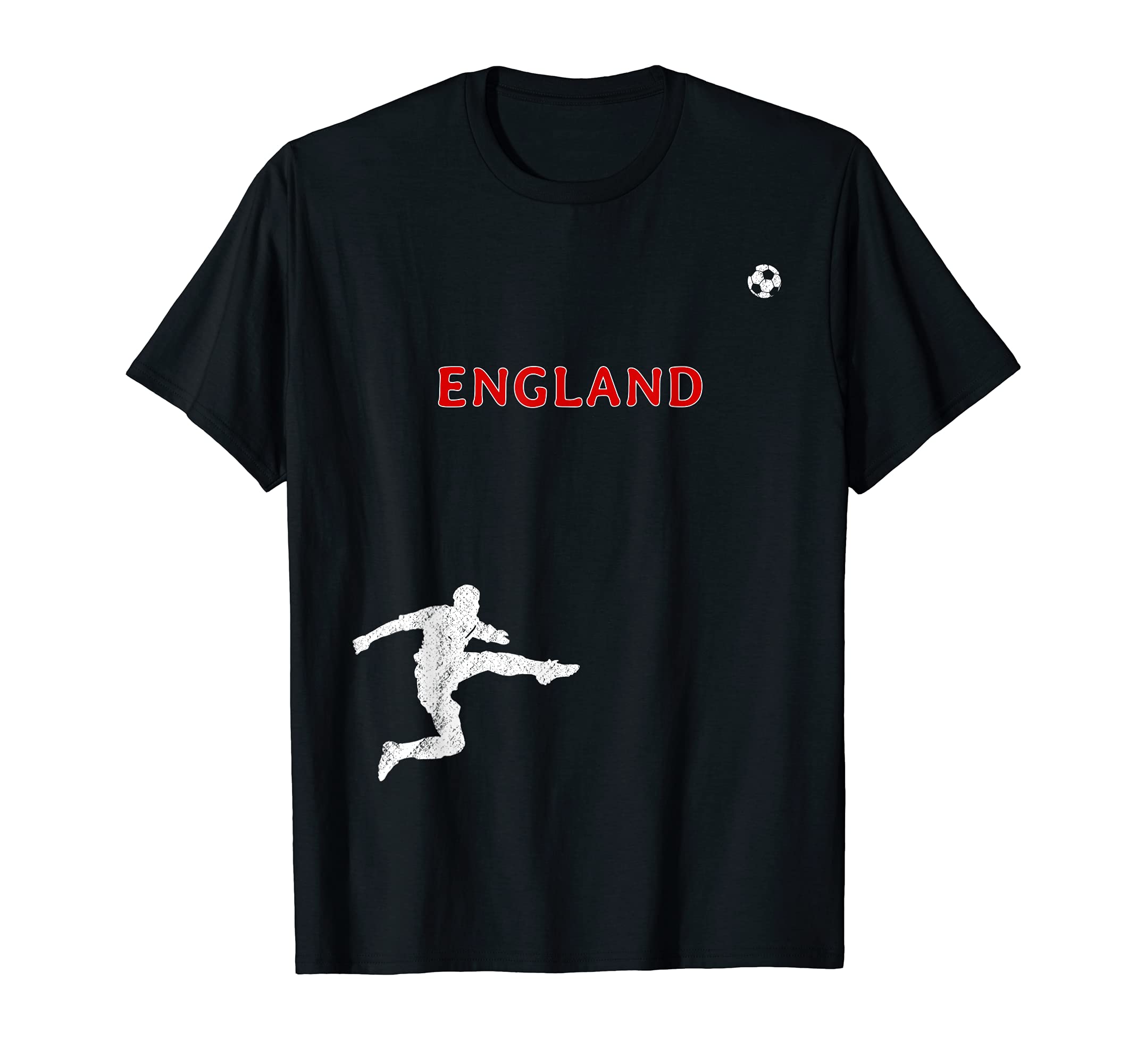 England Football Player With Football Ball T-Shirt