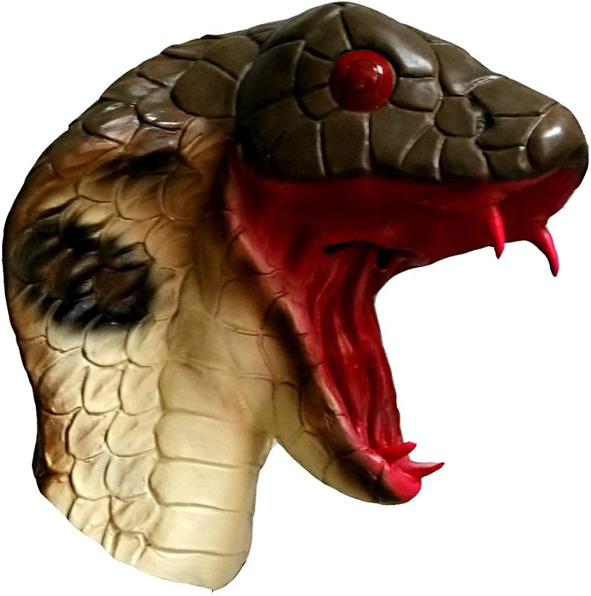 Snake Latex Mask Full Head Realistic Deluxe Animal Head Mask for