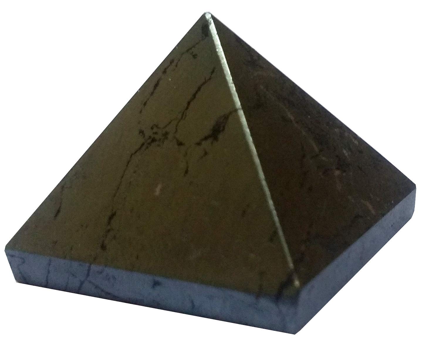 Purpledip Hemelite Stone Pyramid: Reiki Healing Divine Spiritual Crystal (11936)