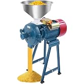 Headery 2200W Commercial Electric Grain Mill Grinder, Heavy-Duty Flour Mill with Removable Funnel, 220V Multi-Grain Dry Grinder for Corn Rice Wheat Coffee Beans, Home &amp; Restaurant Use (2200W, 220V)