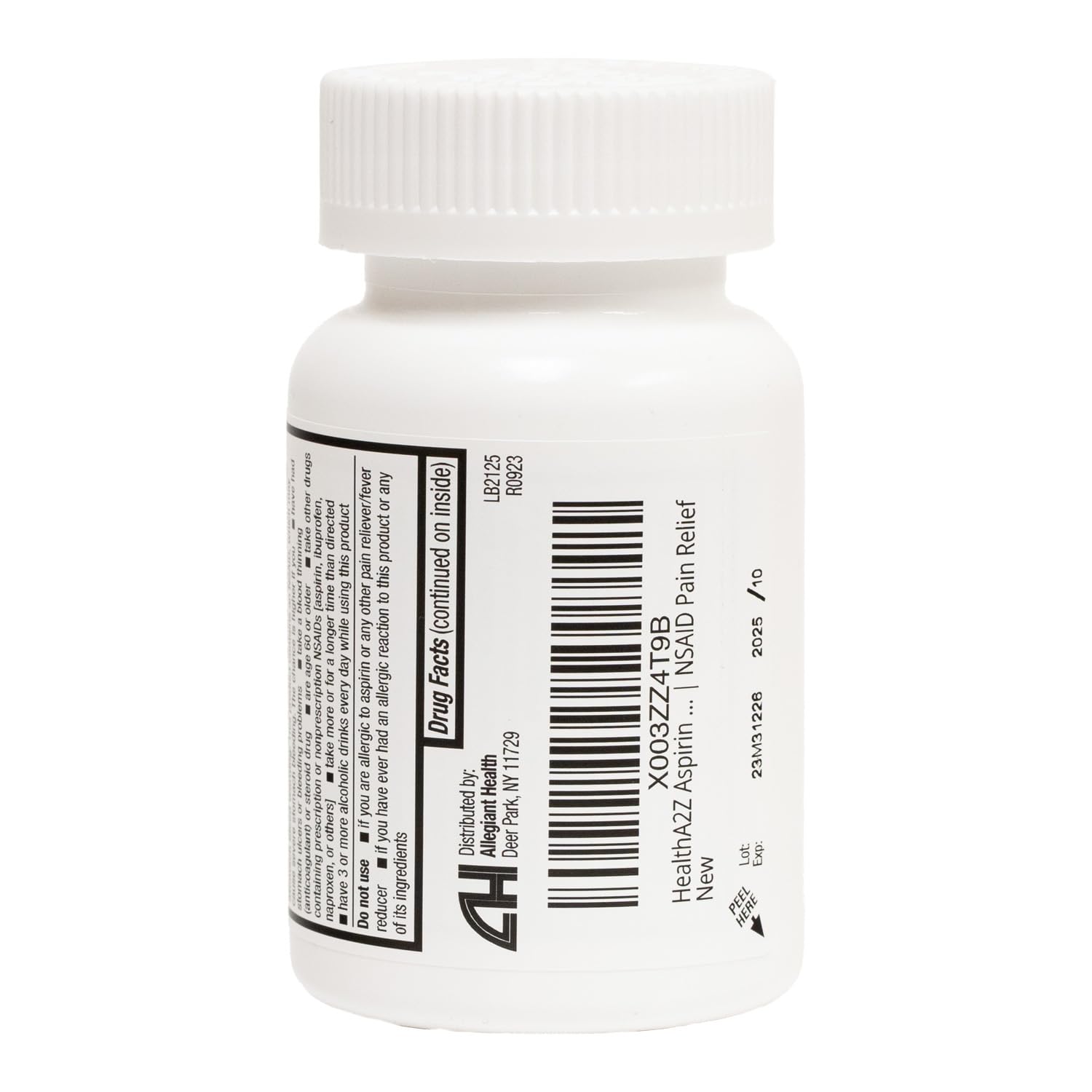 HealthA2Z® Aspirin 325mg | Uncoated Tablets |Original Strength | Pain Reliver |Fever Reducer | Compare to Bayer® Active Ingredients… (120 Counts)