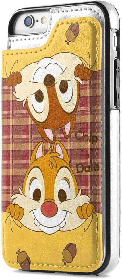 Amazon Mecloud チップ デール ディズニー Iphone7ケース Iphone8 ケース 手帳型 レザー スマホカバー カードポケット付き カード収納 ケース 財布型 家電 カメラ オンライン通販