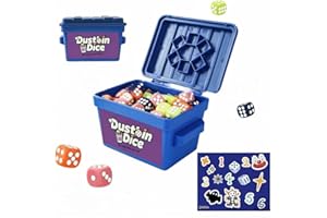 JiaMiMoo Dumpster Dice - Fast-Paced Family Dice Game | Fun 4-Player Board and Dice Game with Dumpster, 80 Dice, and Graffiti 
