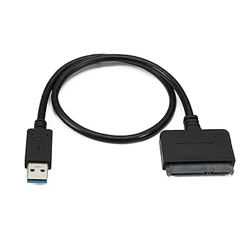USB 3.0 auf 2,5' (6,4cm) SATA III Adapter,Getlink USB 3.0 auf 2,5' (6,4cm) SATA III Kabel mit UASP - USB 3.0 zu SATA SSD/HDD 