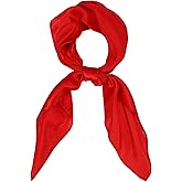 uxcell Fashion Scarves for Women, Silk Square Scarf, Silky Satin Head Scarf