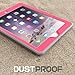 iPad Air 2 Case, SUPCASE [Heavy Duty] Apple iPad Air 2 Case [2nd Generation] 2014 Release [Unicorn Beetle PRO Series] Full-body Rugged Hybrid Protective Case Cover with Built-in Screen Protector, Pink/Gray - Dual Layer Design + Impact Resistant Bumper