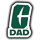 North Carolina Charlotte Forty-Niners 4-Inch Proud Dad Die Cut Decal Officially Licensed Collegiate Product