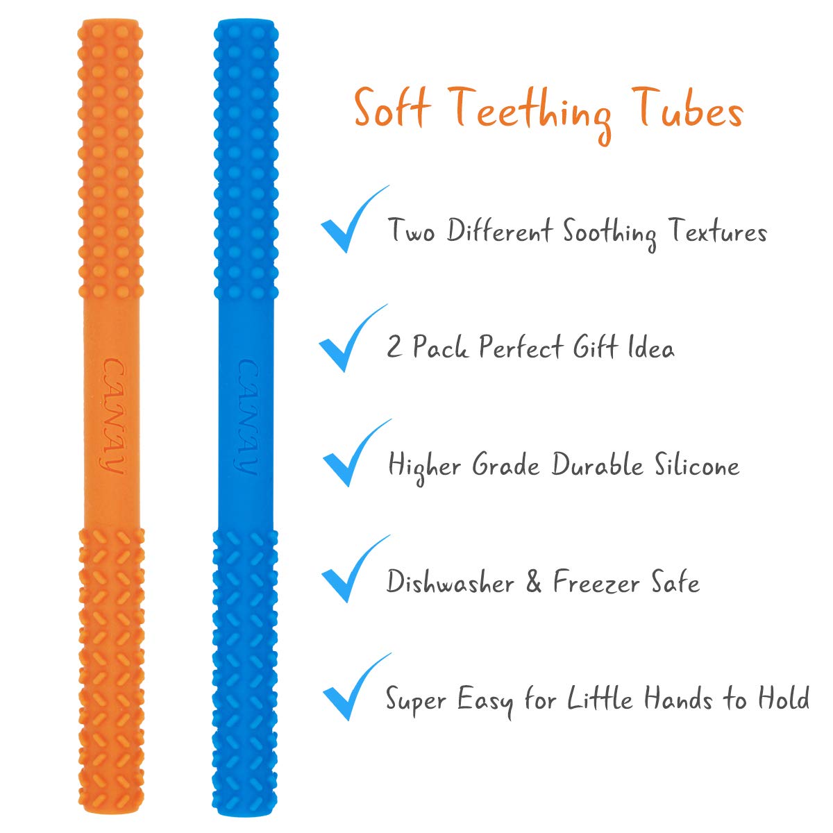 teething straws amazon