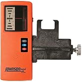 Johnson Level &amp; Tool 40-6700 One&shy;Sided Laser Detector w/Clamp for Red Beam Rotating Lasers, 6.50" x 2.50", Red Beam, 1 Laser Detector,Orange