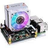 GeeekPi ICE Tower Cooler for Raspberry Pi, Cooling Fan for Raspberry Pi, RGB Cooling Fan with Heatsink for Raspberry Pi 4 Mod
