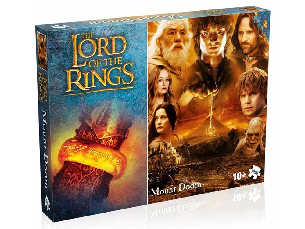 Winning Moves Lord of The Rings Mount Doom 1000-Piece Jigsaw Puzzle