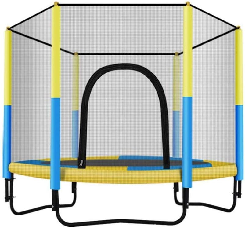 BLWX LY Trampolines Round Trampoline with Enclosure Net– Indoor or Outdoor Trampoline for Kids，Home/Office Cardio Trainer
