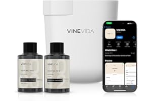 VINEVIDA Plug-in White Aroma Diffuser for Home & Office | Fragrance Oil Diffuser - Cold Air Diffuser for Essential Oils (2 Ho