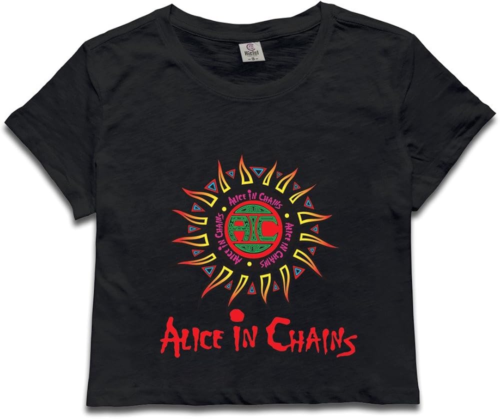 Women's Alice in Chains Logo Dew Navel Tee